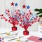 18 Pcs 4th of July Star Centerpieces Decorations Blue Red White